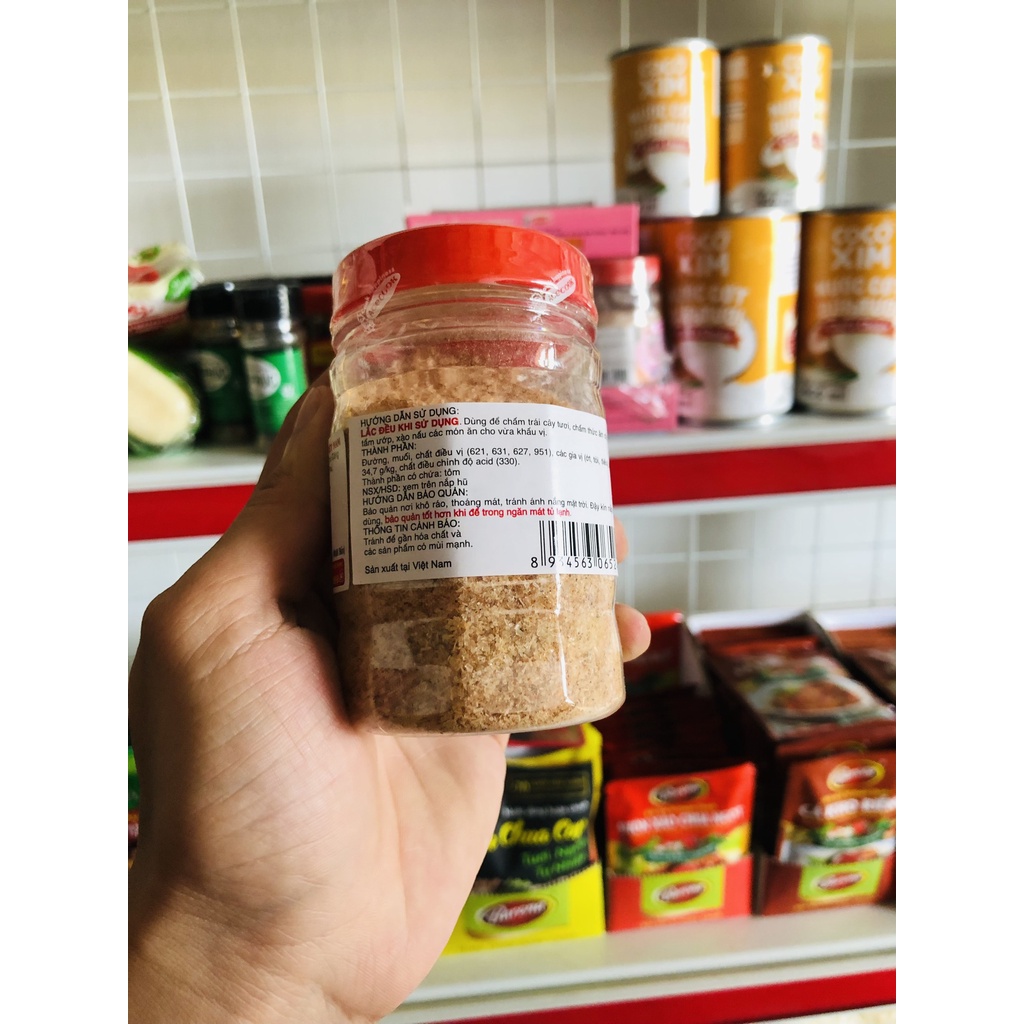 Muối chấm Hảo Hảo tôm chua cay hũ 120g