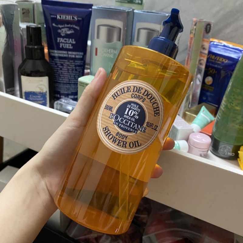 Dầu tắm tạo bọt loccitane body shower oil hương shea oil 250ml