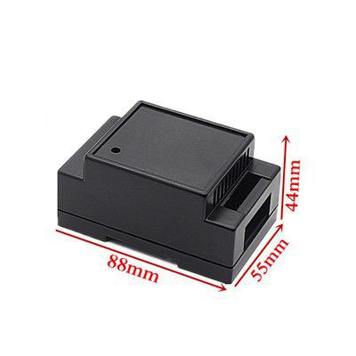 Hộp nhựa PLC 88x55x44 màu đen-Hàng có sẵn