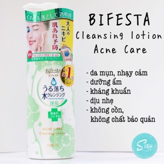 nước tẩy trang Bifesta cleansing lotion acne care