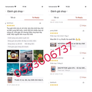 NOVERA + diệt ve, bọ chét 1 năm