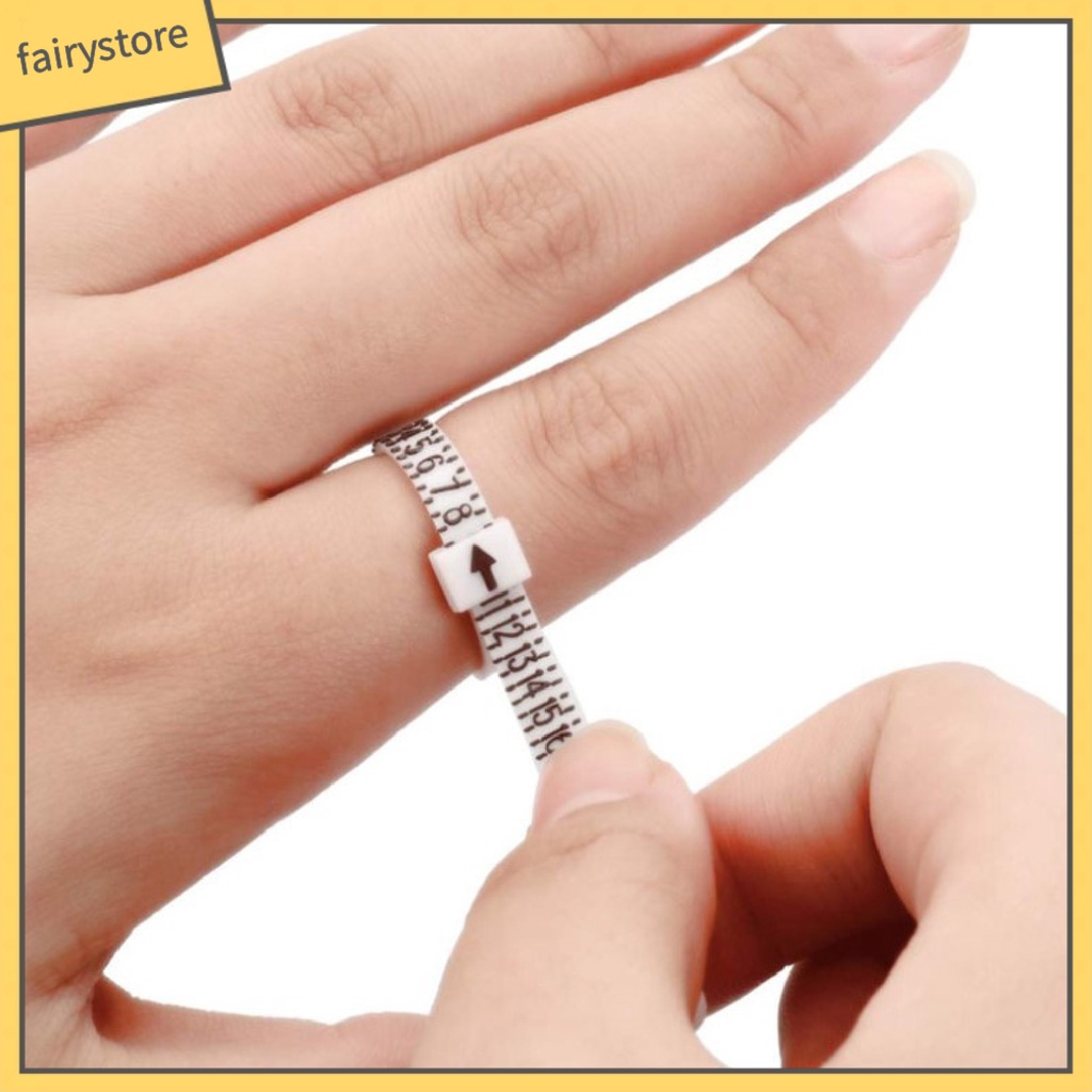 Thước đo kích cỡ nhẫn đeo tay bằng nhựa