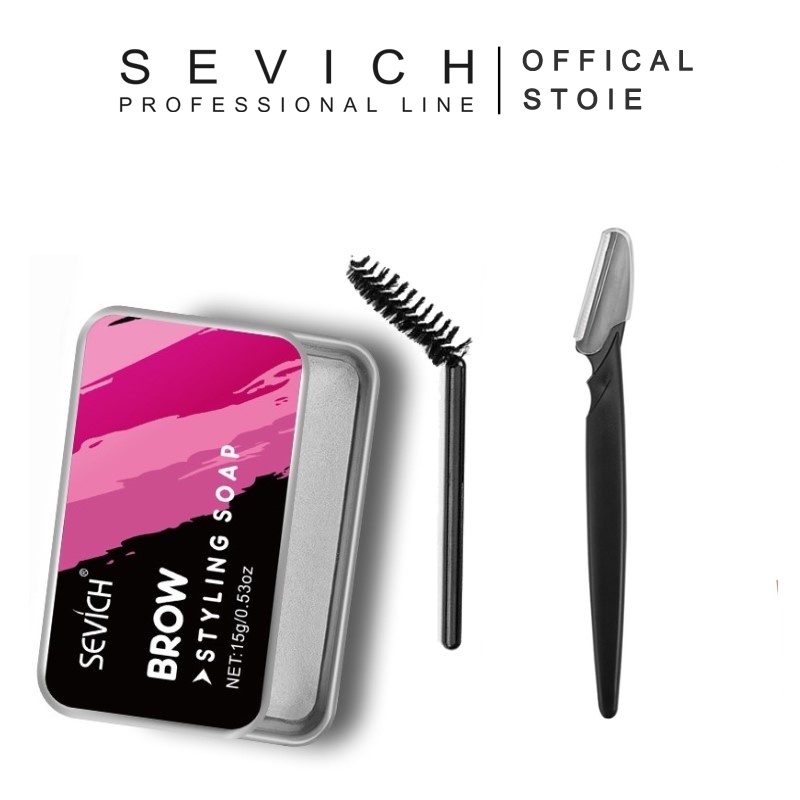 Xà phòng gel tạo kiểu lông mày Sevich chống thấm nước tiện lợi dành cho làm đẹp 15g/ 0.35oz