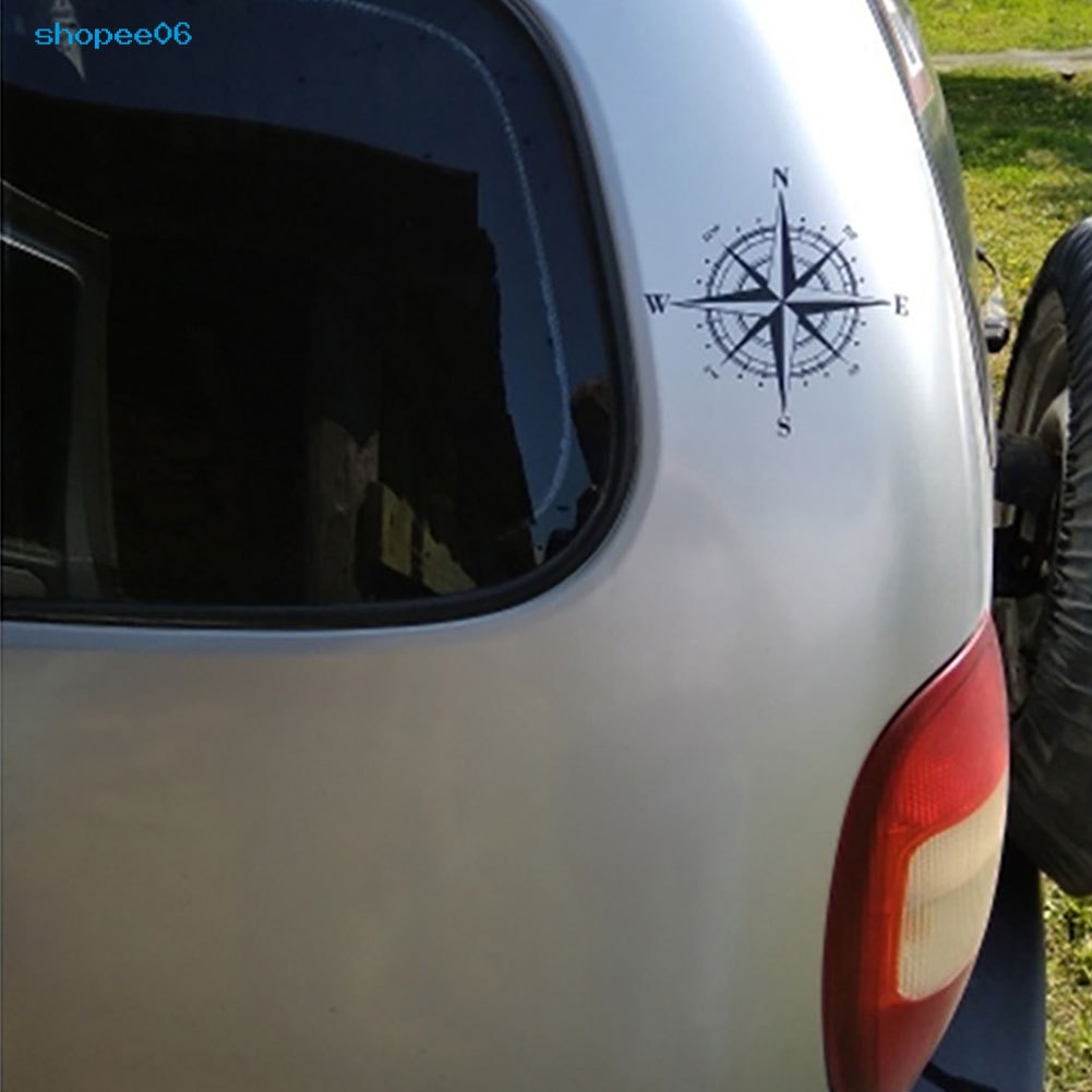 Miếng dán trang trí xe hơi hình la bàn độc đáo sáng tạo