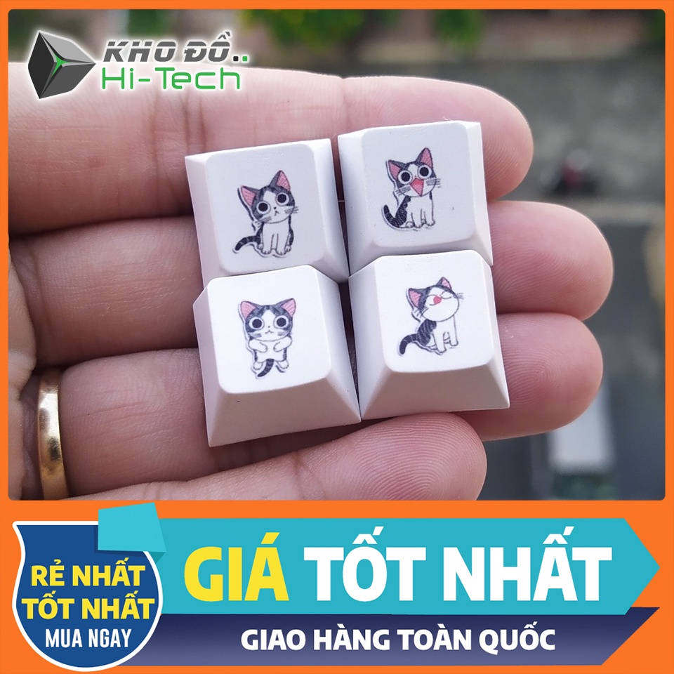 Keycap Mèo Chii kute Cherry profile lẻ 💖 𝘍𝘳𝘦𝘦𝘴𝘩𝘪𝘱 💖 cho bàn phím cơ