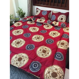 Bộ Chăn Phao Ga Gối Poly Set 5 Món
