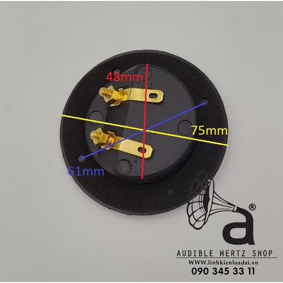 Trạm loa tròn, máng loa, hậu loa ráp thùng