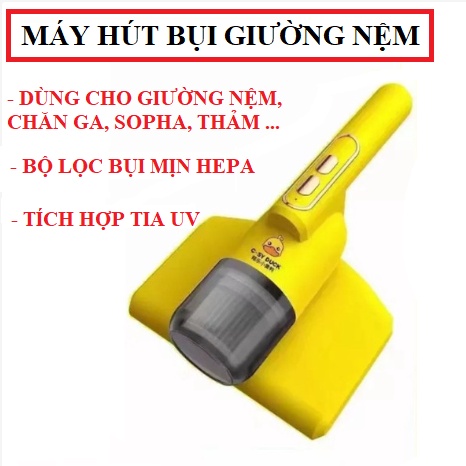 Máy Hút Bụi Giường Nệm Sopha Thảm Trải C-SY Duck Máy Hút Bụi Ga Giường Diệt Khuẩn Tia UV