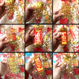 Combo mix 10 dây khác nhau treo tết liễng treo trang trí cây đào quất tết mẫu đẹp