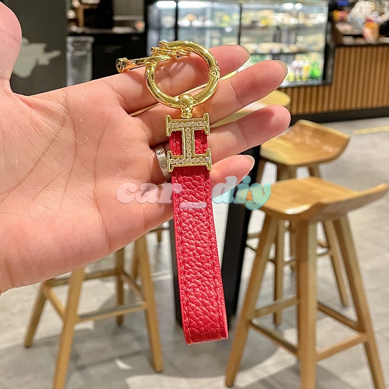 Móc Khóa Da PU Thiết Kế Mới Cao Cấp Thời Trang