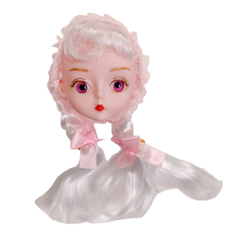 Kẹp Tóc Hình Búp Bê Phối Ren Xinh Xắn