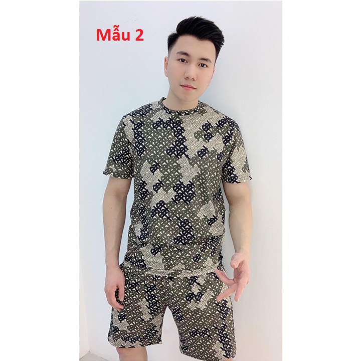 Bộ Quần Áo Cộc Tay Chất Cotton Dày Dặn Họa Tiết Cực Đẹp, Đồ Bộ Mặc Hè Siêu Mềm Siêu Mát - AF3