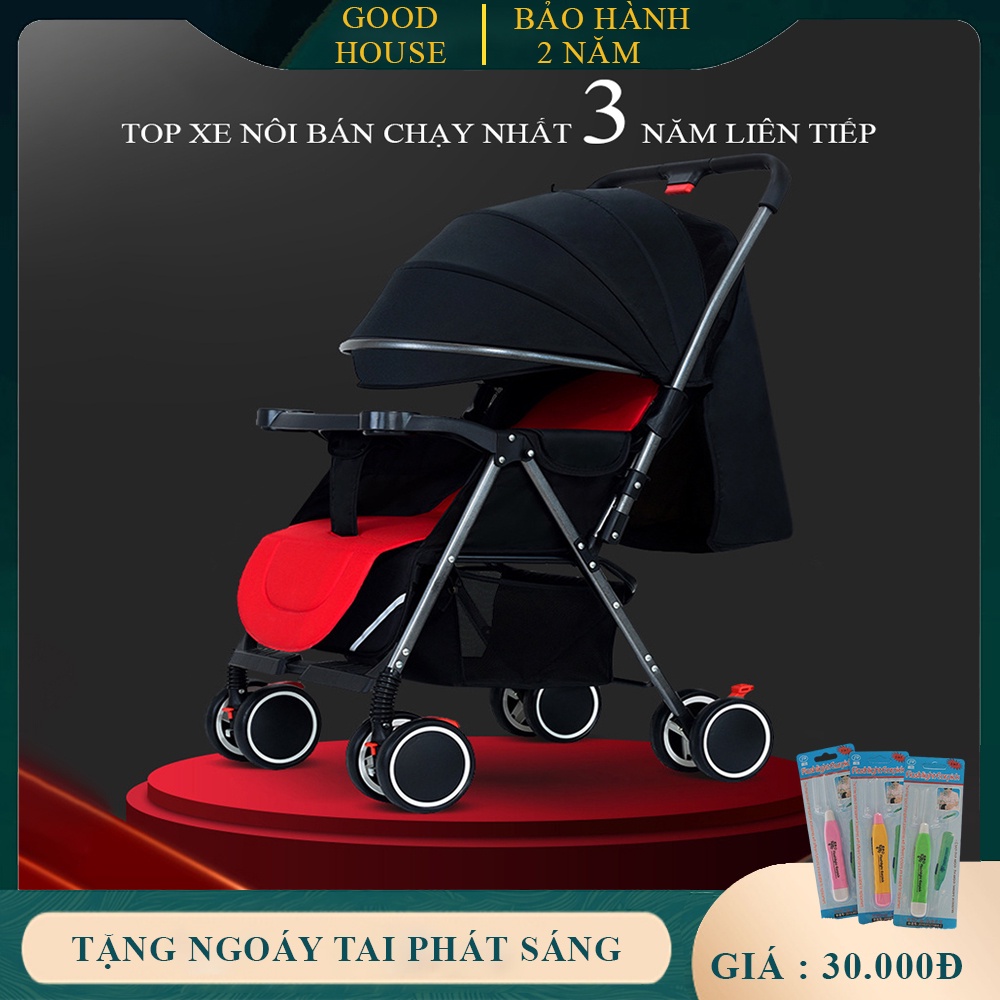 Xe nôi cho bé chính hãng LUXURY-Tính năng tiện dụng đầy đủ dành cho mẹ và bé-COMBO quà tặng siêu khủng-Bảo hành 24 tháng