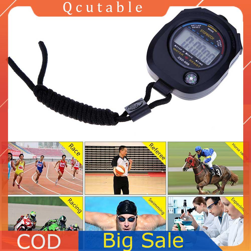 Đồng Hồ Bấm Giờ Màn Hình Lcd Chống Thấm Nước # 8y