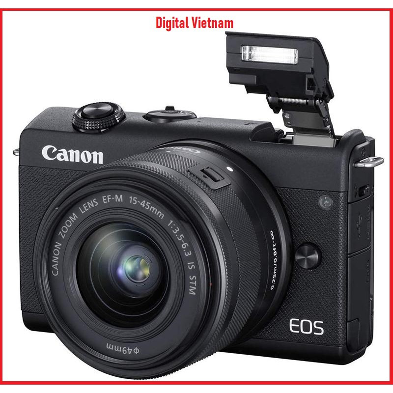 MÁY ẢNH CANON EOS M200 KIT EF-M15-45MM F3.5-6.3 IS STM