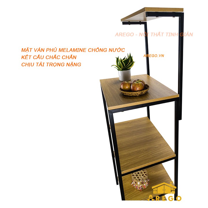 Kệ để lò vi sóng, lò nướng, kệ để vật dụng nhà bếp 5 tầng lắp ráp Arego | BigBuy360 - bigbuy360.vn