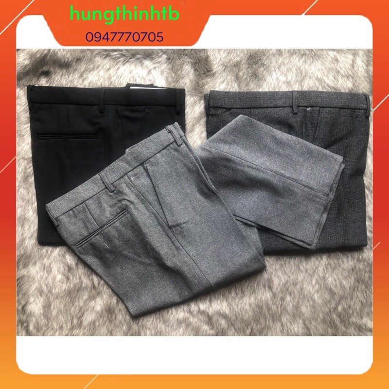 Quần Tây Nam Trung Niên Ống Rộng Hình Thật Do Shop Chụp Chất vải Đẹp Rẻ Có Màu Đen, Xám Đen Và Xám Sáng