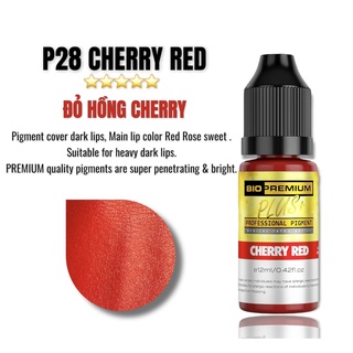 MỰC PHUN XĂM P28 CHERRY RED ( HỒNG ĐỎ CHERRY )