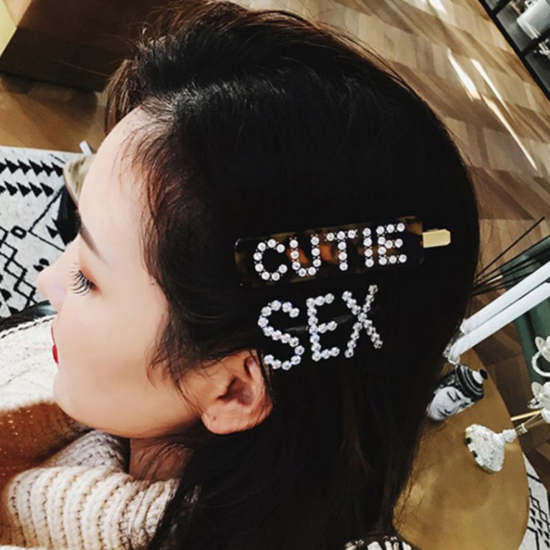 Flgo Kẹp Tóc Hợp Kim Hình Chữ Nhật Phong Cách Vintage Hàn Quốc Cho Nữ