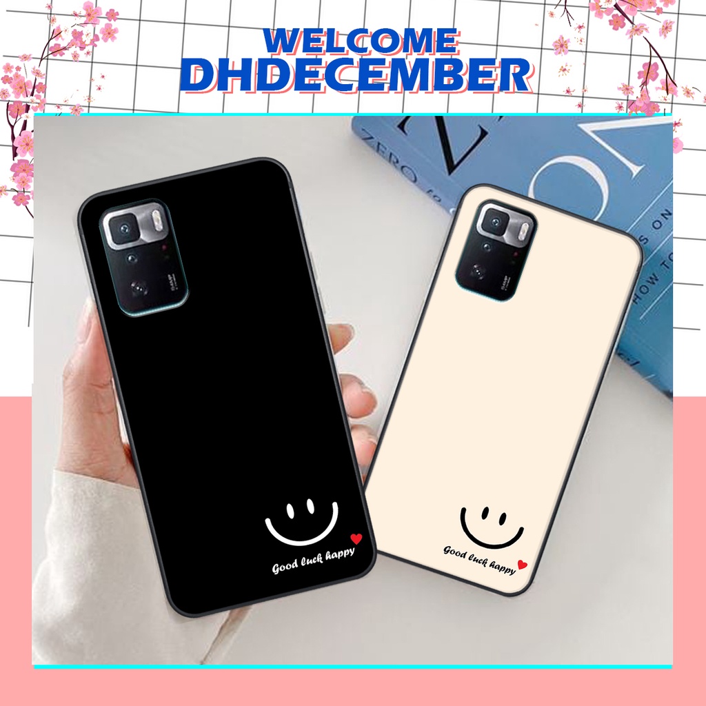 Ốp lưng Xiaomi REDMI NOTE 10 PRO 5G in hình nice ,good luck happy ốp xinh viền dẻo đẹp chất