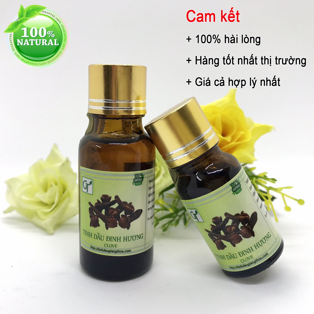 Tinh Dầu Đinh Hương 100ml 💖FREESHIP💖 Giảm 8k Khi Nhập [TINH DAU DINH HUONG] - Đinh Hương Trị Đau Nhức Răng, Xông Phòng