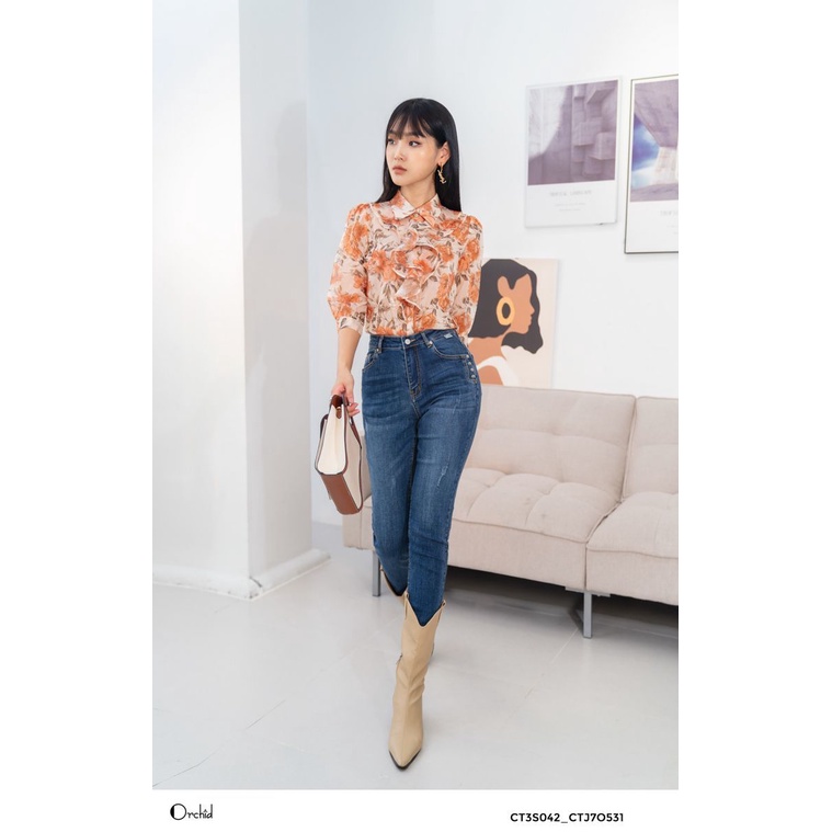 Quần Jean Xanh - orchid CTJ7O531