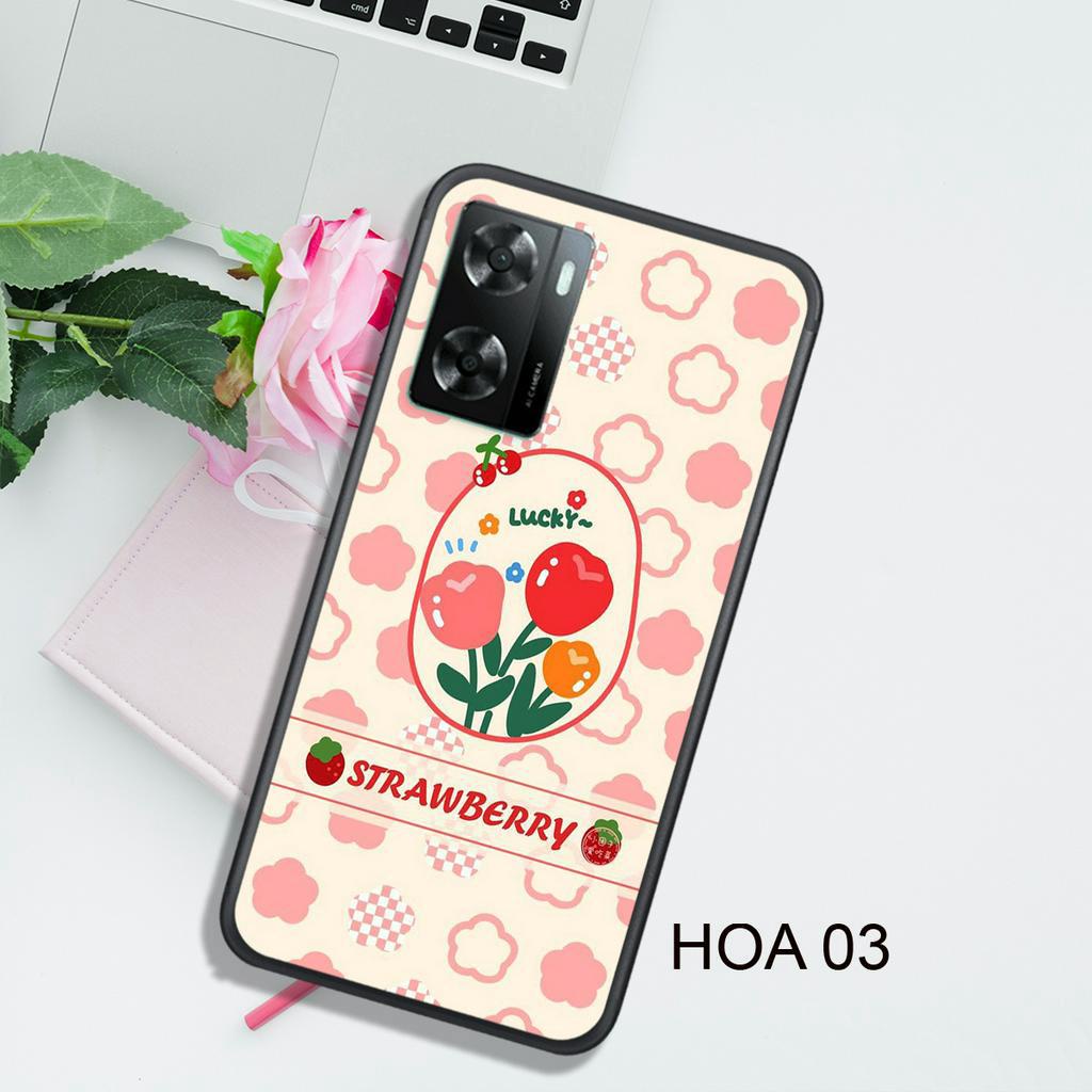 Ốp Lưng  OPPO A57 5G - A57 4G (2022) - A36/A76 4G - Realme 9 - Realme 9i - Realme 9 Pro , In Hình HOA, Màu Sắc Bắt Mắt.