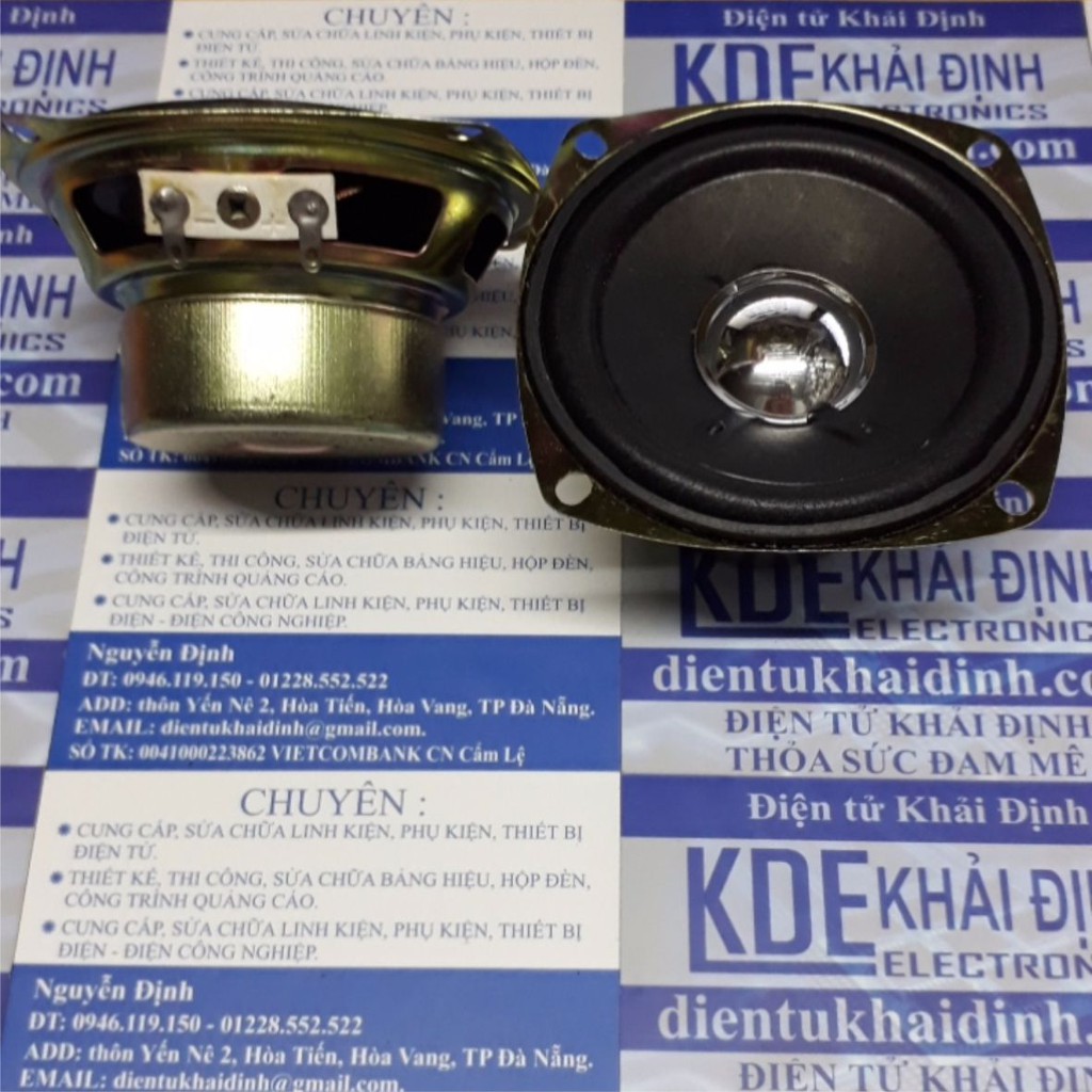 loa màng rung, loa rời phi 78mm 3 inches 8OHM 10W kde4643