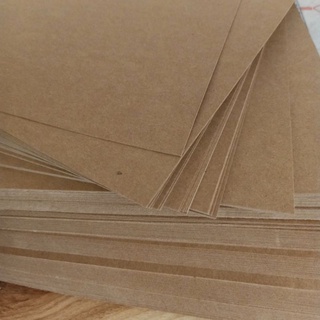 5 tờ giấy kraft khổ a4 định lượng 250gsm dày, cứng