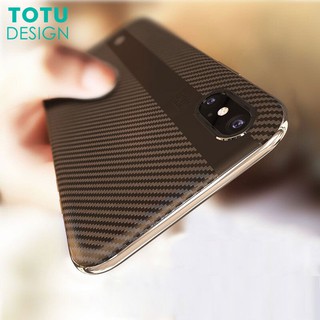 Ốp lưng sợi carbon thời trang cho IPhone X