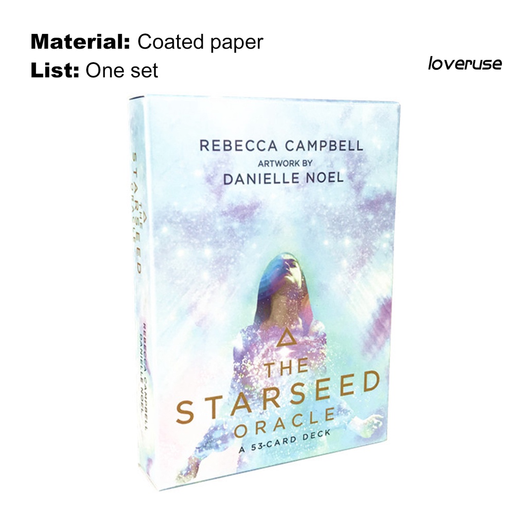 Bộ 53 Lá Bài Tarot The Starseed Oracle Nghệ Thuật Dành Cho Các Bữa Tiệc