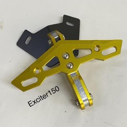 Pát biển số kiểu cánh dơi chất liệu Nhôm CNC loại sịn