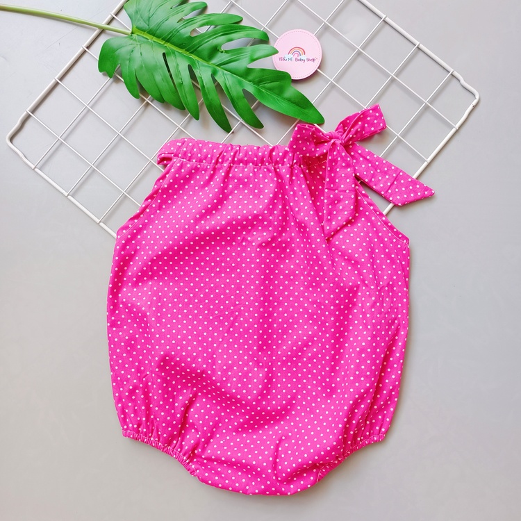Body liền thân 2 dây mùa hè cho bé sơ sinh 3-12kg