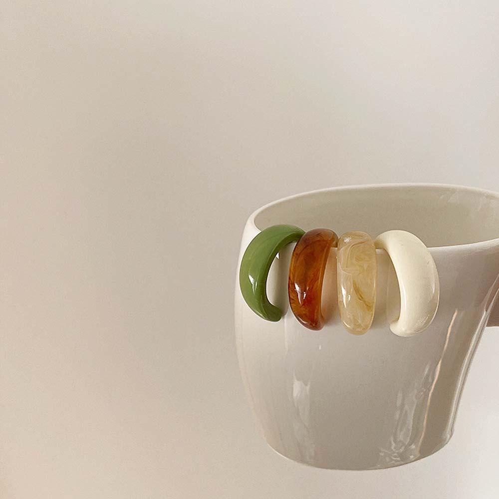 Bông Tai Hình Chữ C Bằng Kim Loại Phong Cách Hàn Quốc Thời Trang Cho Nữ