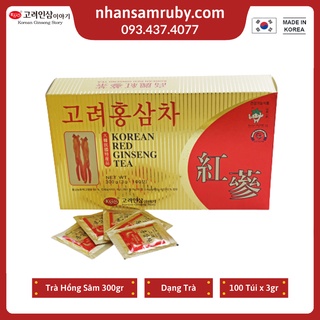 Trà hồng sâm hàn quốc kgs 300g .