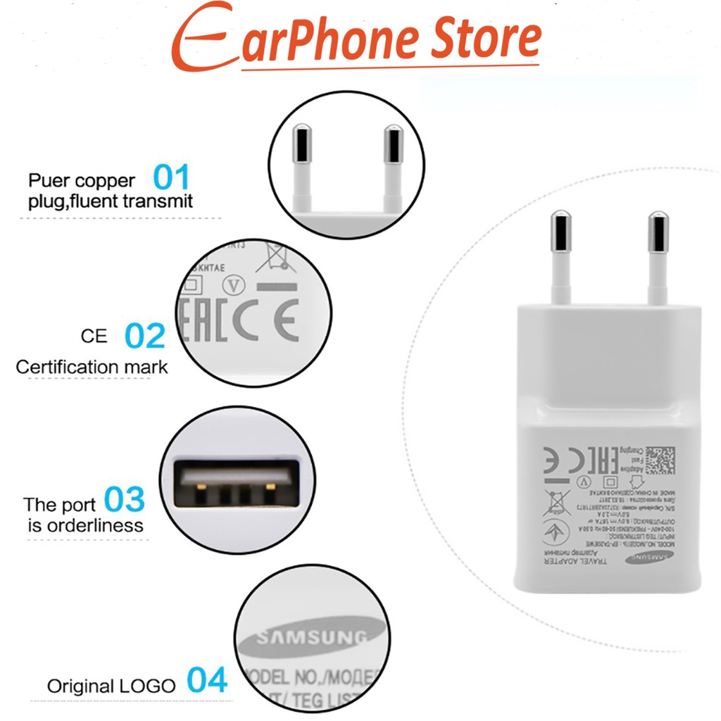 [ HỖ TRỌ SẠC NHANH ] Bộ Củ Sạc Và Dây Sạc Samsung Micro USB Dùng Cho Điên Thoại Androi, SAMSUNG, XIAOMI,..