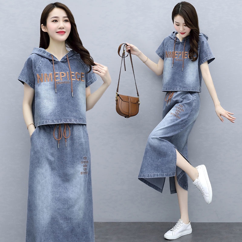 Đầm Denim Dài Phong Cách Phương Tây Thời Trang Mới 2022 Cho Nữ