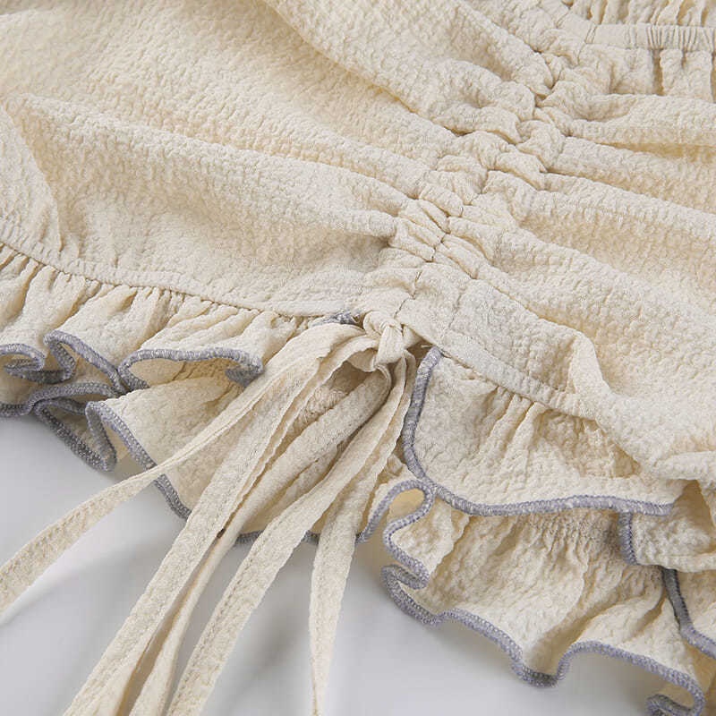 Set áo hai dây phối túi phong cách ngọt ngào cho nữ | BigBuy360 - bigbuy360.vn