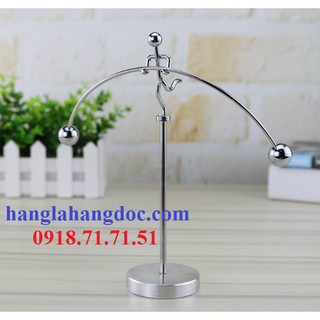 Mô hình lực sĩ tập tạ cân bằng, đồ chơi động lực học vui nhộn, quà tặng siêu độc đáo