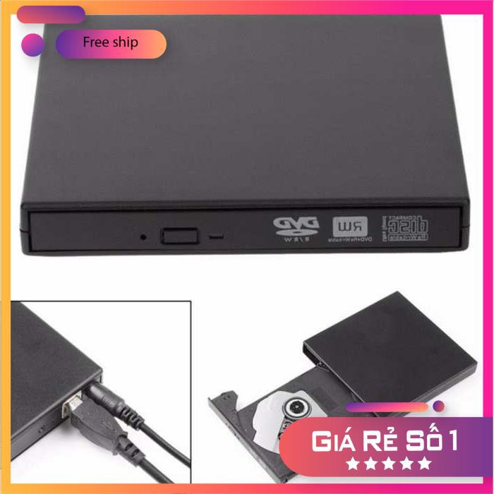 Box dvd laptop di động usb 2.0 ( lắp ổ DVD vào thành ổ DVD di động)