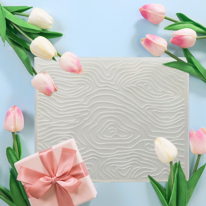 Khuôn Cắt Giấy Làm Từ Kim Loại Hình Cây Trang Trí Scrapbook