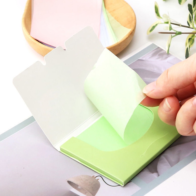 ✨✨Bộ 100 Tờ Giấy Thấm Dầu Vệ Sinh Dầu Nhờn Thừa Trên Da Mặt 2022