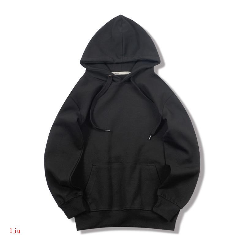 Áo Hoodie Mỏng Màu Trắng Đen Thời Trang Xuân Thu Hàn Quốc Cho Cặp Đôi