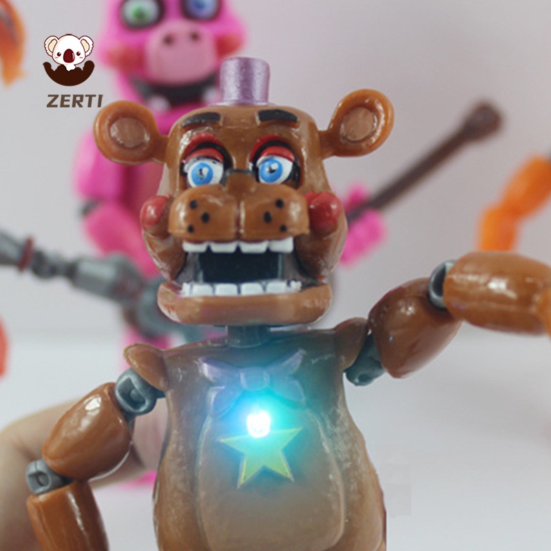 Mô Hình Đồ Chơi Gấu Teddy Và Five Nights at Freddy's Trong Phim Hoạt Hình Five Nights at Freddy's