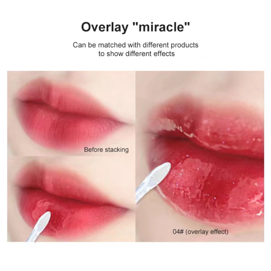 Cappuvini Son Bóng Hai Đầu Màu Ngọc Trai Hàng Có Sẵn Son Bóng Làm Mờ Nếp Nhăn Dưỡng Ẩm Môi Dầu Thanh Toán Khi Nhận Hàng