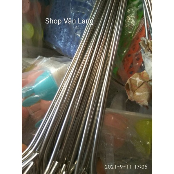 Que xiên nướng thịt bằng inox không rỉ dài 60cm