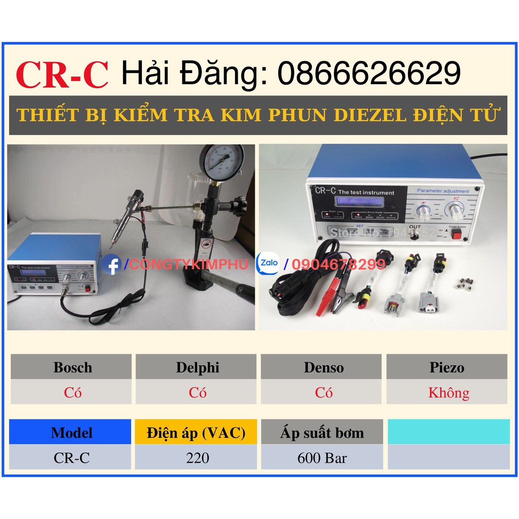 Thiết Bị Kiểm Tra Kim Phun Máy Dầu