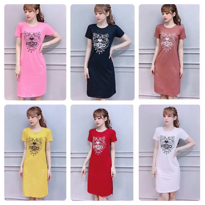 Đầm thun thái cao cập mịn mát