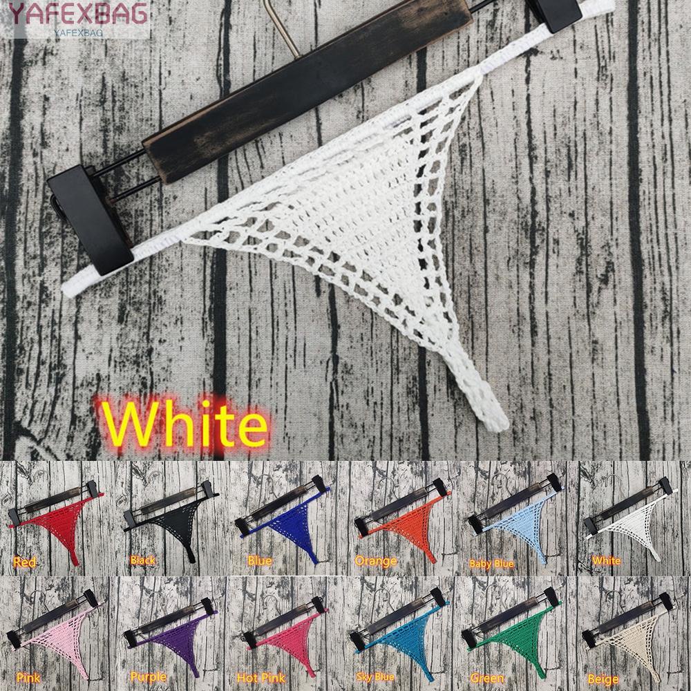 Women Panties Bikini Briefs Hand Crochet Knitted Panties Micro Swimwear