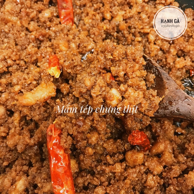 Mắm tép chưng thịt sụn non 500gr